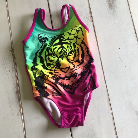 Colorful tiger Swimsuit - Picture 1 of 4